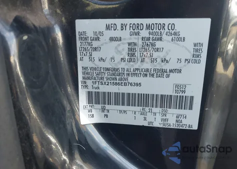 2006 Ford F-250 Lariat/Xl/Xlt from USA, damaged, VIN 1FTSX21586EB76395